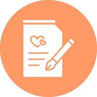 Marriage Contract Vector Icon