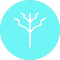 Tree with no leaves Vector Icon