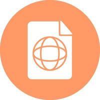 Global Profile Vector Icon