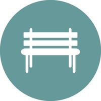 Garden Bench Vector Icon