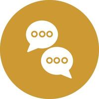 Chat Conversation Vector Icon