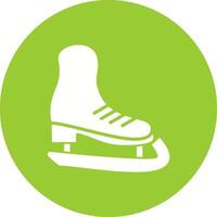 patines, vector, icono vector