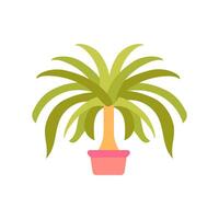 Ponytail Palm icon in vector. Logotype vector
