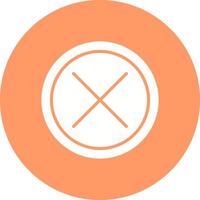 Do Not Cross Vector Icon