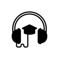 Audio Course  icon in vector. Logotype vector