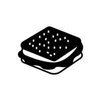 S'mores Diet  icon in vector. Logotype vector