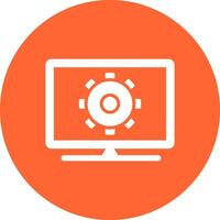 Computer Settings Vector Icon