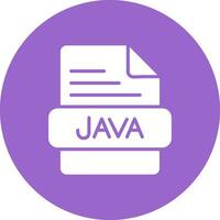 icono de vector de java