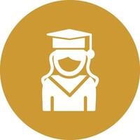 Female Graduate Vector Icon