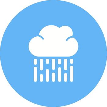 icono de vector de nube
