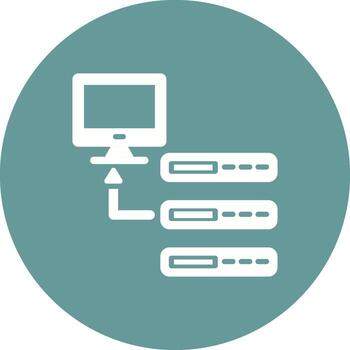 icono de vector de base de datos