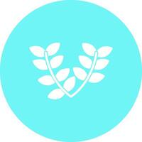 Leaves Wreath Vector Icon