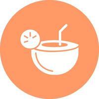 Coconut Drink Vector Icon