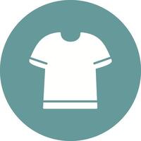 T Shirt with Lines Vector Icon