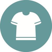 T Shirt with Lines Vector Icon