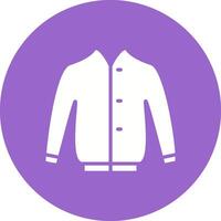 icono de vector de chaqueta elegante