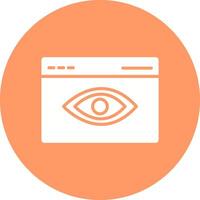 Web Visibility Vector Icon