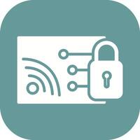 Protected WiFi Vector Icon