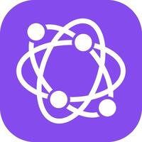 Atomic Structure Vector Icon