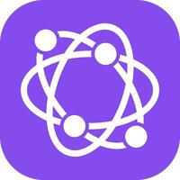 Atomic Structure Vector Icon