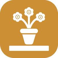 Flower Pot Vector Icon