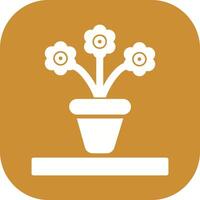 Flower Pot Vector Icon