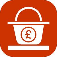 Pound Basket Vector Icon