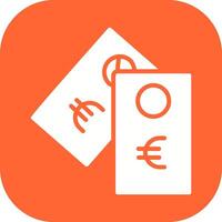 Euro Tag Vector Icon