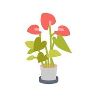 Anthurium icon in vector. Logotype vector