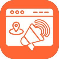 Location Web Advertising Vector Icon