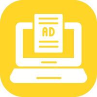 Internet Ads Vector Icon