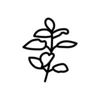 Lemon Balm icon in vector. Logotype vector