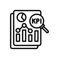 KPI Performance icon in vector. Logotype vector