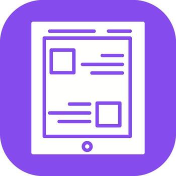 Tablet Vector Icon