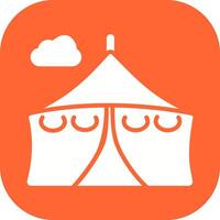 Tent Vector Icon