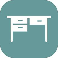 Table with Drawers II Vector Icon