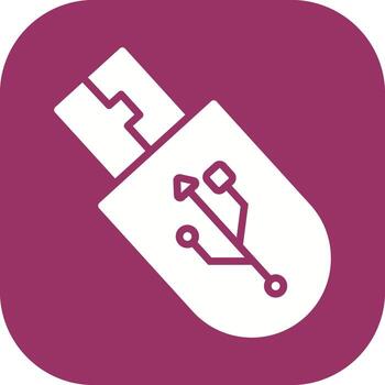 icono de vector de usb