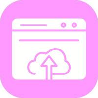 Upload Web Vector Icon