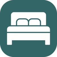 Double Bed II Vector Icon