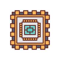 Micro Sensors icon in vector. Logotype vector