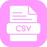 CSV Vector Icon