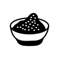 Coriander Powder icon in vector. Logotype vector