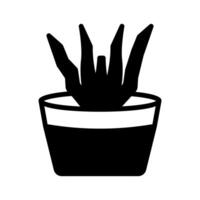 Aloe Vera icon in vector. Logotype vector