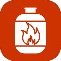 Gas Cylinder Vector Icon