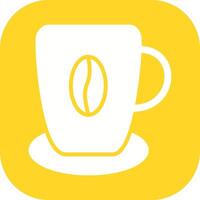 icono de vector de taza de café