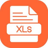 icono de vector xls