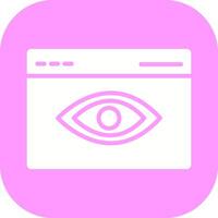 Web Visibility Vector Icon