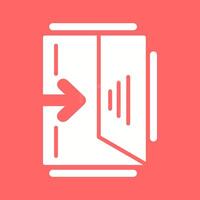 Exit Sign Vector Icon