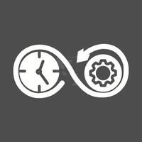 Time Optimization Vector Icon