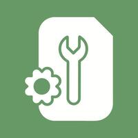 Document Setting Vector Icon